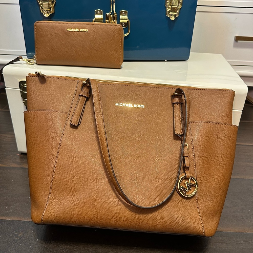 Michael Kors Jet Set Large tote bag - brown - Picture 9 of 9